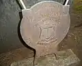 Grave medallion for colonial governor William Greene