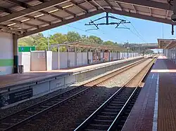 Greenwood station platforms