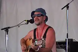 Greg Brown at the Falcon Ridge Folk Festival in 2004