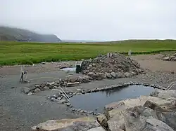 Grettislaug and the second pool