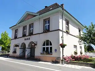 The town hall in Gries