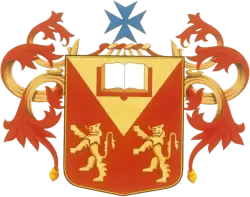 This is the coat of arms of the university that was historically used on testamurs and official documents.