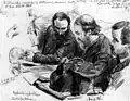 A sketch from the Parnell Commission, 1889