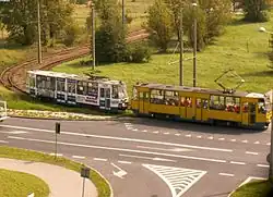 Konstal 805Na in Pre-modernization paintscheme (2008)