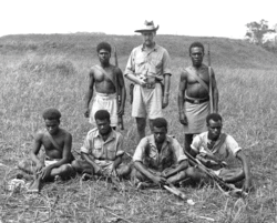 Members of the British Solomon Islands Protectorate Defence Force in 1943
