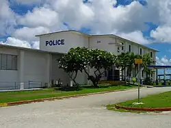 Old Guam Police Department Building in Tiyan, Barrigada (no longer standing)