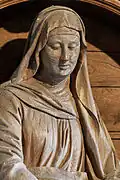 The central part of the Saint Anne altarpiece. The Virgin Mary with her mother