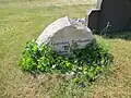 Memorial stone for Gunnar Torhamn and Urban Torhamn placed in Torhamn's church cemetery.