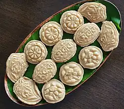 Sandesh is a popular paneer sweet dish.