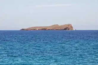 North Guy Fawkes Island from the direction of Santa Cruz