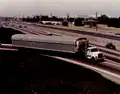 A KH-9 being transported by truck in a special canister.
