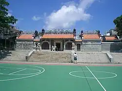 Overall view of the temple