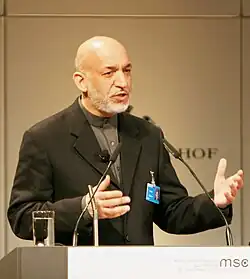 Hamid Karzai President of Afghanistan[8]
