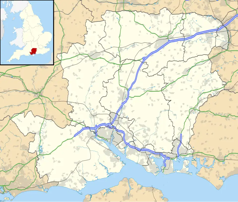 Cowplain is located in Hampshire
