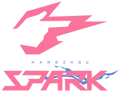 The logo depicts a hand-gesture in shape of a gun with electricity emerging from it.