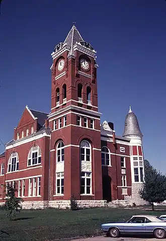 Former Haralson County Courthouse in Buchanan in 1980