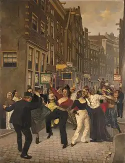 Johan Coenraad Braakensiek (1926): Hartjesdag, Amsterdam Museum