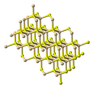 3D model of the structure of hawleyite