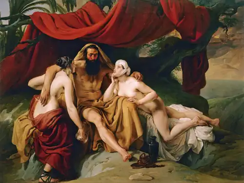 Lot and His Daughters (1833)
