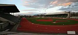Hayward Field in 2007, before 2018 renovation