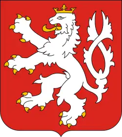Lesser coat of arms (1990–1992) of Czech Republic