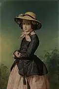 Portrait of Princess Charlotte of Belgium (1840-1927), 1848