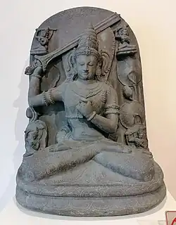 Mañjuśrī figure from Candi Jago, 14th century Java, Indonesia