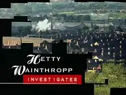 Series titles. The background is formed from multiple "photographs".