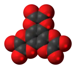Hexahydroxybenzene trisoxalate molecule