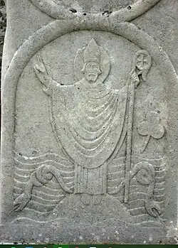 South Harting War Memorial: bas-relief by Stratton