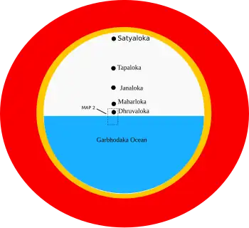 Large scale structure of the Brahmanda (material sphere-like Universe)
