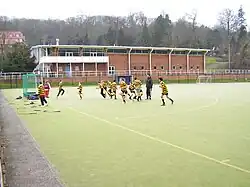 The Sports Centre in 2006, recently redeveloped in 2023.