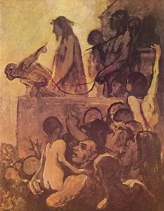 Ecce Homo (c. 1850), grisaille on canvas, 160 x 127 cm., Museum Folkwang
