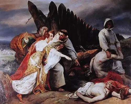Edith Recovering Harold's Body after the Battle of Hastings, 1827