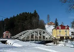 Bridge over the Teplá Vltava river