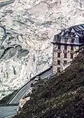 Hotel Belvédère in 1983, during its first closure, from 1980 to 1990.