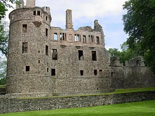 Huntly Castle was the location for Pure Strength '87