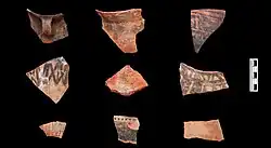 Huoshiliang pottery shards, Xichenyi culture, 2000-1600 BCE