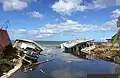 Section of El Maní immediately after Hurricane Maria (September 20, 2017)