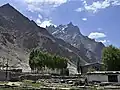 The village of Hushe, the last settlement on the road leading to Masherbrum in Gilgit-Baltistan, Pakistan.