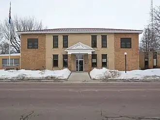 Former Hutchinson County Courthouse in Olivet