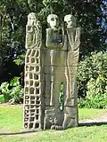 Water, Fire and Earth sculpture at the northern end of Hyde Park. Gerard Havekes 1961