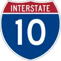 Interstate 10 marker