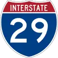 Interstate 29 marker