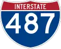Interstate 487 marker