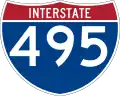 Interstate 495 marker