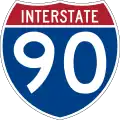 Interstate 90 marker