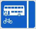 RUS 028 Nearside With-flow Bus Lane