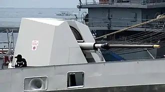 76&nbsp;mm SRGM built by FGK Kanpur is on board the INS Vikrant and all the new vessels of the Indian Navy, its ammunition is manufactured at OFK Jabalpur