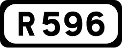 R596 road shield}}
